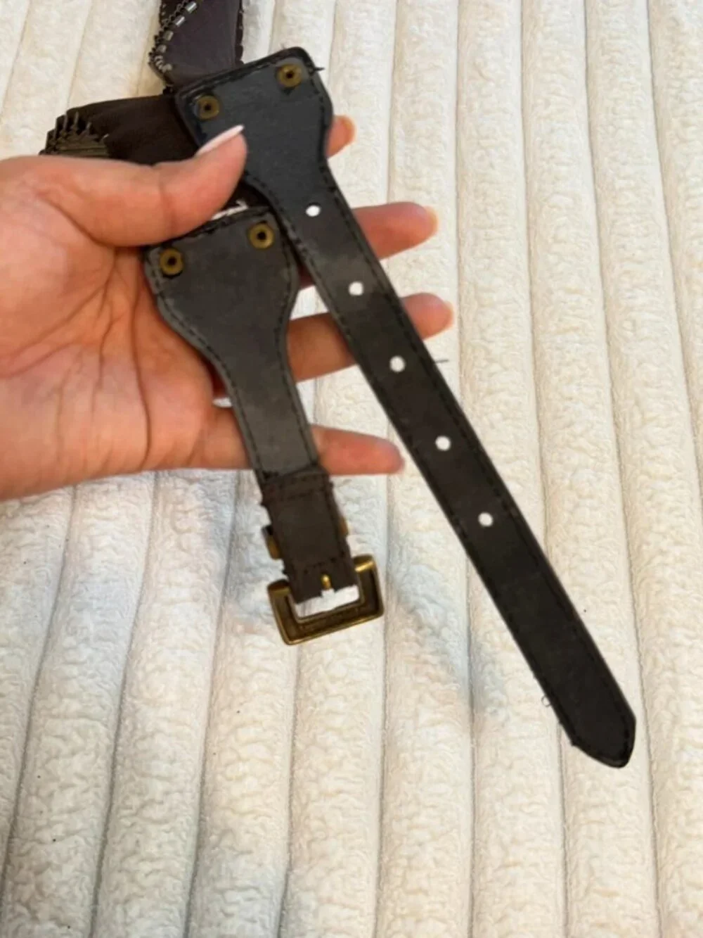 Statement Stretch Metal Plate Belt